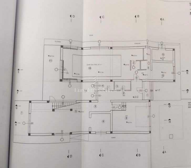 Dintorni di Rovigno, bellissima villa con due piscine e sauna