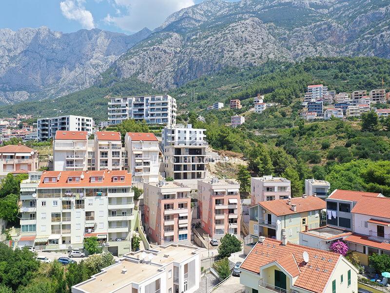 Makarska centro, nuova costruzione - appartamento con vista mare