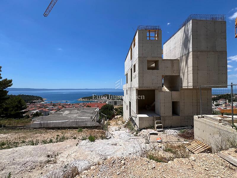 Appartamento con piscina e vista mare sopra il centro - Makarska