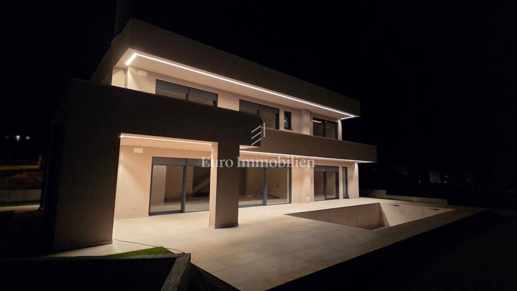 DINTORNI DI PARENZO - Villa moderna con terrazza panoramica, vista mare