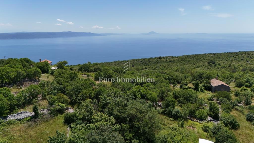 Terreno con permesso di costruzione e fantastica vista mare - Skitača  