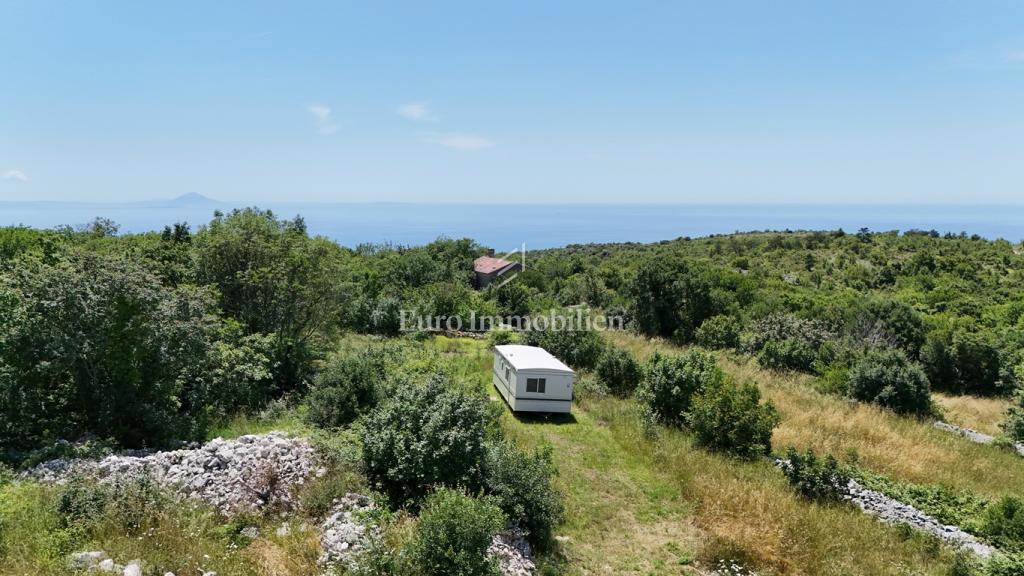 Terreno con permesso di costruzione e fantastica vista mare - Skitača  