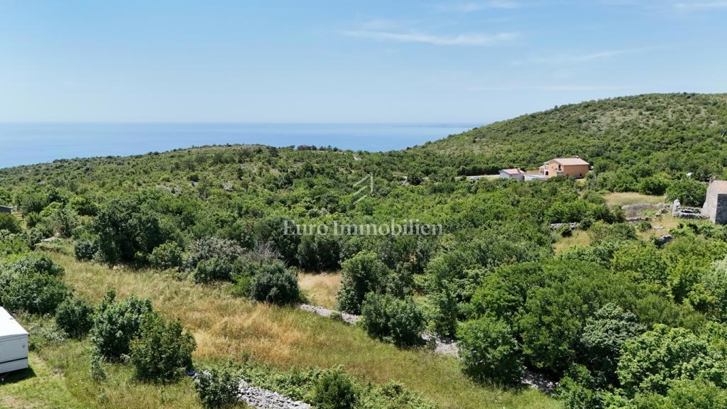 Terreno con permesso di costruzione e fantastica vista mare - Skitača  