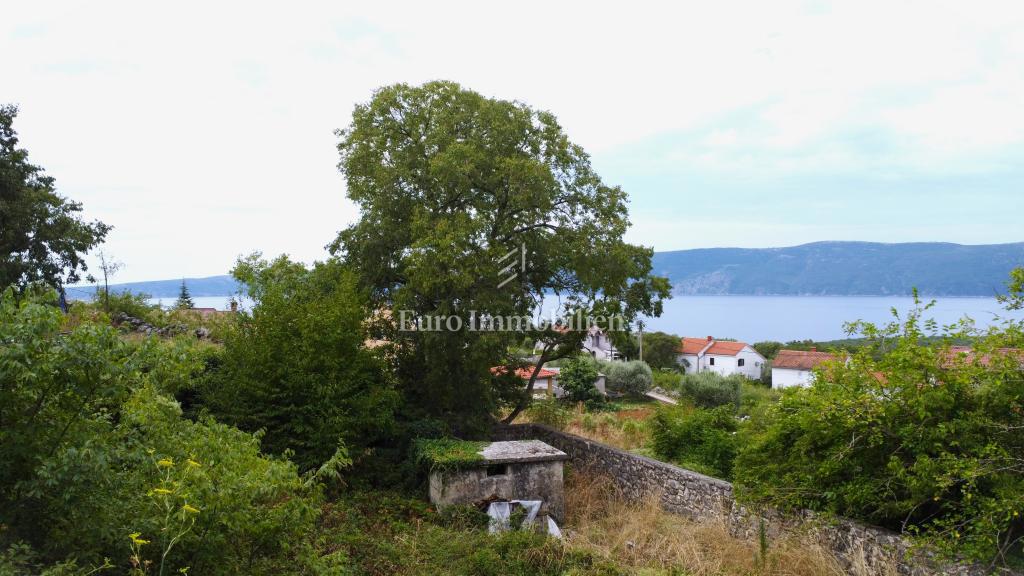 Krk - dintorni, terreno con vista mare