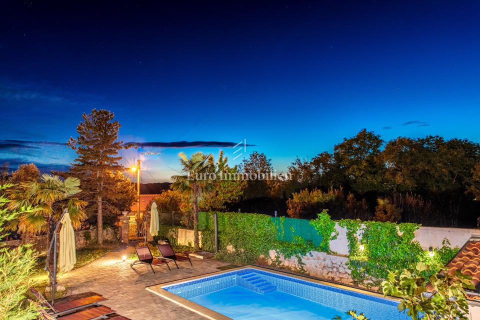 Casa in pietra con piscina - isola di Krk