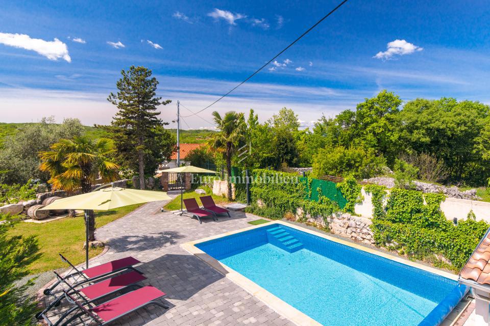 Casa in pietra con piscina - isola di Krk