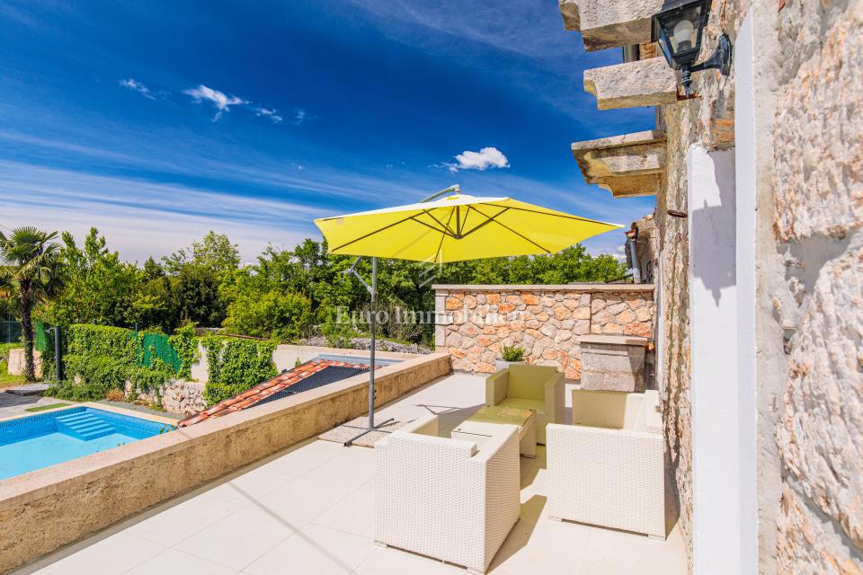 Casa in pietra con piscina - isola di Krk