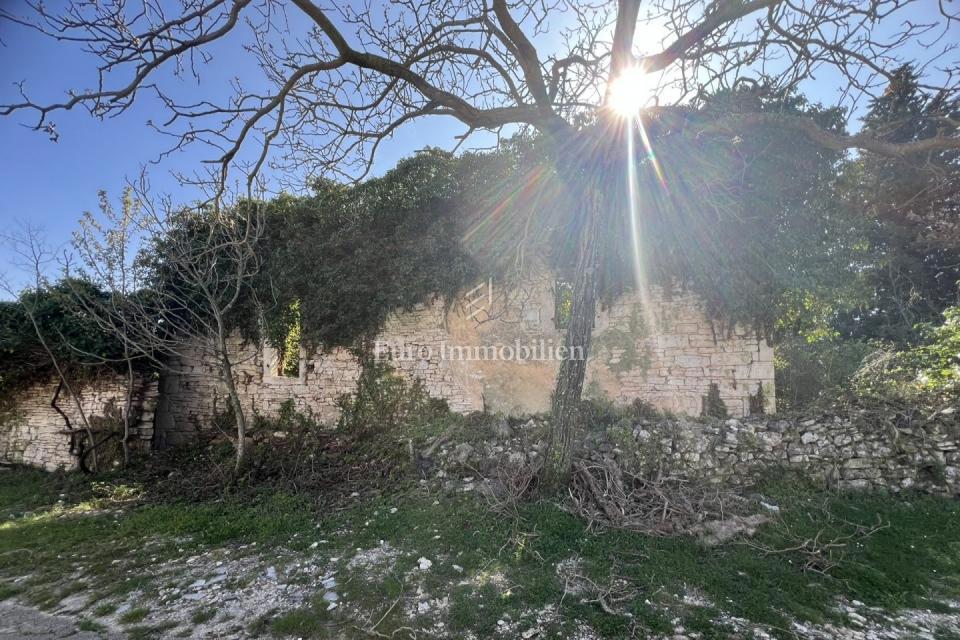 Istria, Svetvinčenat, terreno edificabile di con rudere