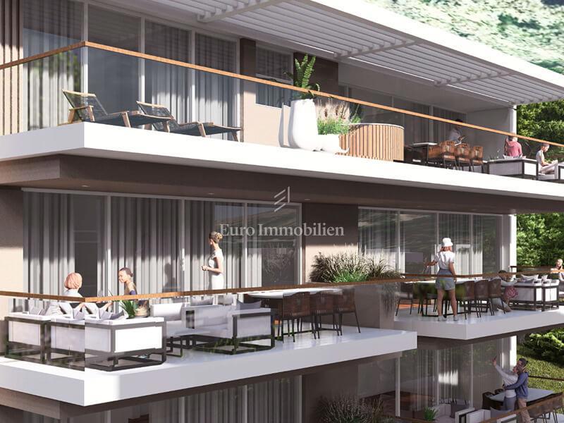 Tučepi, Appartamenti bilocali di una nuova costruzione