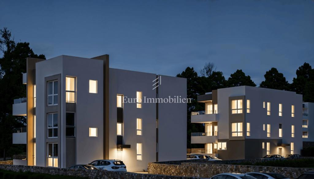 Appartamento S1, piano terra novogradnja, 2ª fila mare