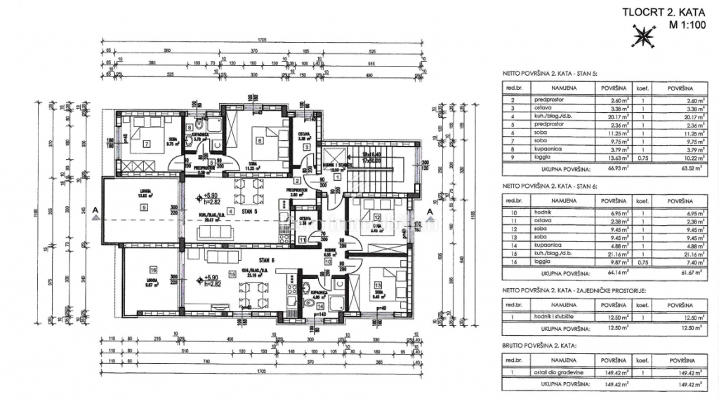 Novi Vinodolski, Appartamento nuovo, 2° piano