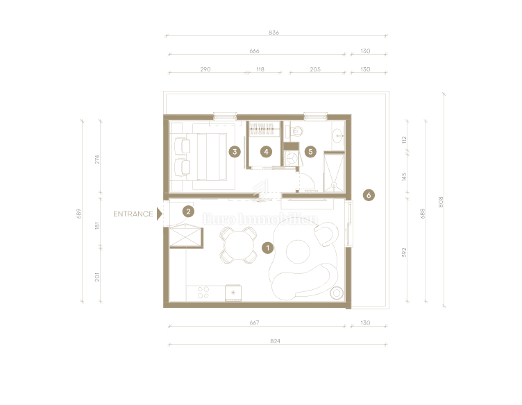 Novi Vinodolski - appartamento, seconda fila al mare