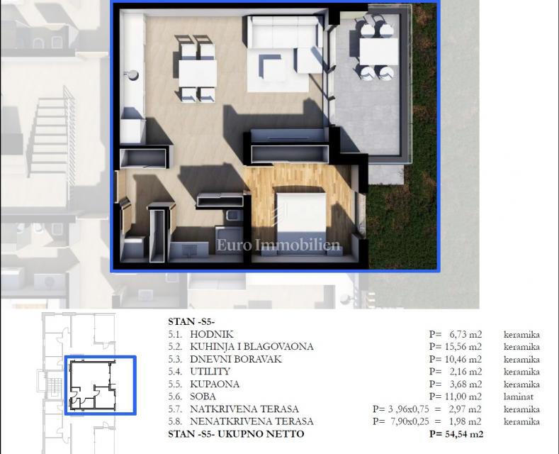 Appartamento in un nuovo edificio nel centro - Labin