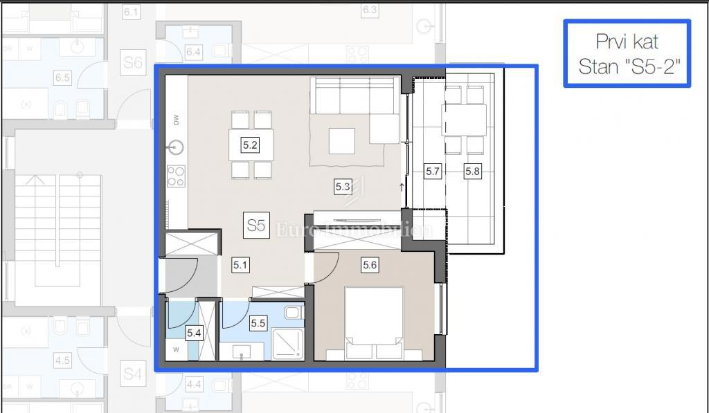 Appartamento in un nuovo edificio nel centro - Labin