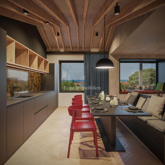 Istria – terreno edificabile con vista mare e permesso