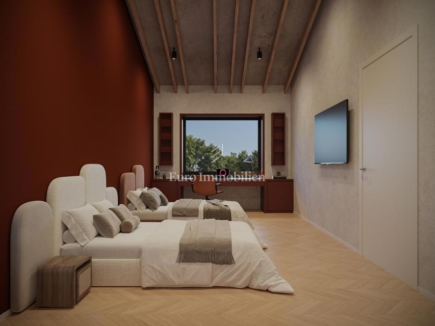 Istria – terreno edificabile con vista mare e permesso