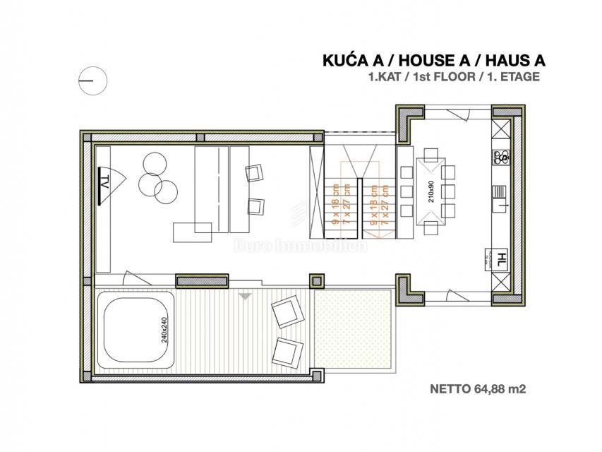 Istria – terreno edificabile con vista mare e permesso