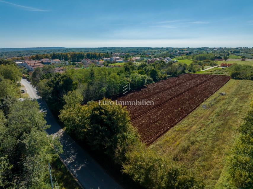 Istria – terreno edificabile di forma regolare con accesso