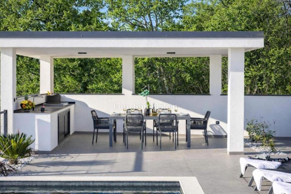 Crikvenica - Villa moderna con piscina e vista mare