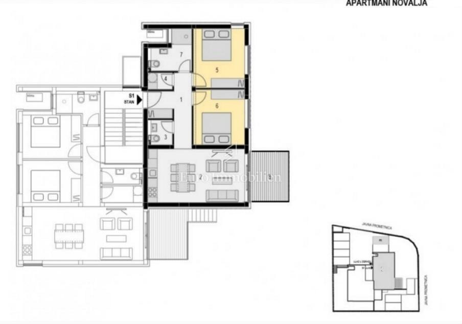 Novalja - appartamento con giardino vicino alla spiaggia