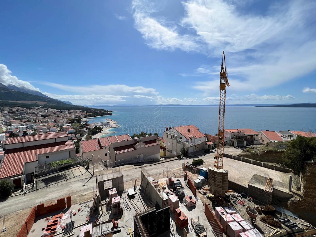 New construction with a beautiful view of the sea, Baška Voda