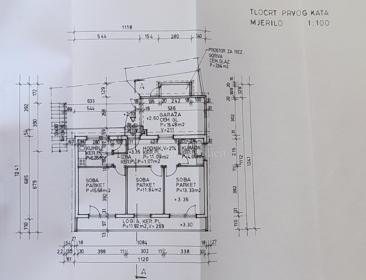 Rijeka, wider center, house with two apartments and garage, quiet location