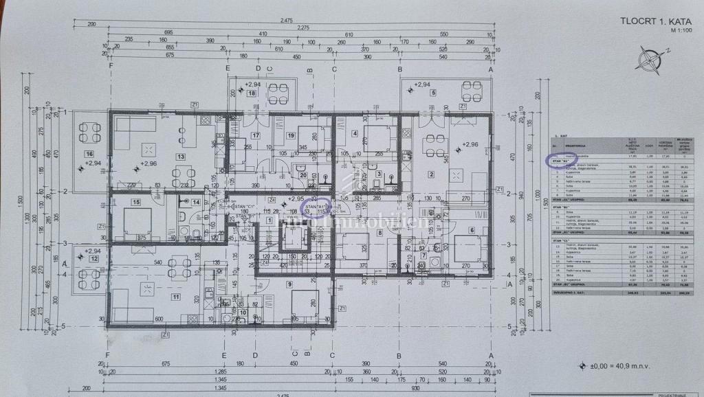 NUOVA COSTRUZIONE!!! Apartment on the 1st floor with an elevator, 1 km from the sea, new buildingAppartamento al 1. piano con ascensore, a 1 km dal mare - A1