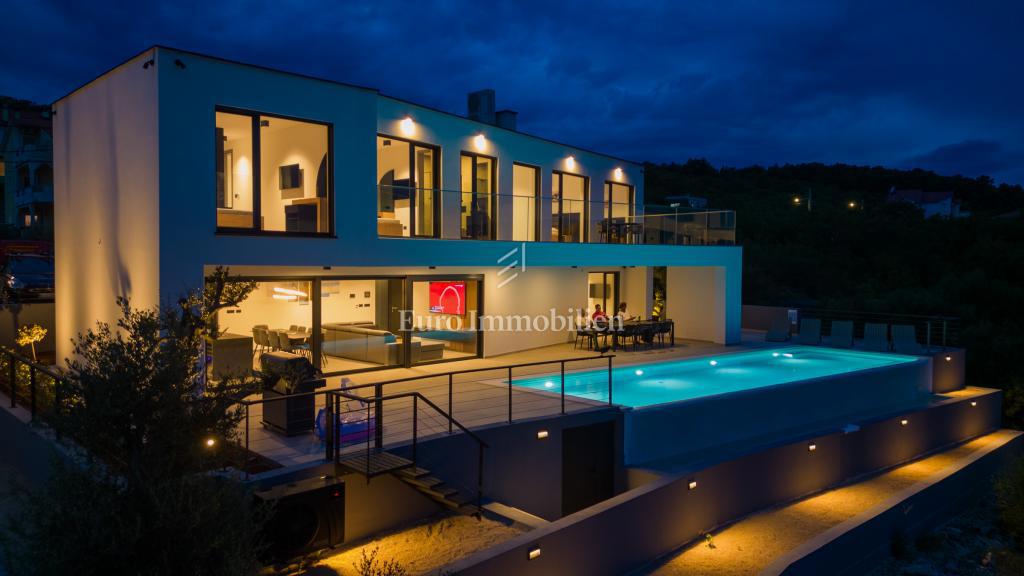 Nuova casa moderna - dintorni della citta di Krk