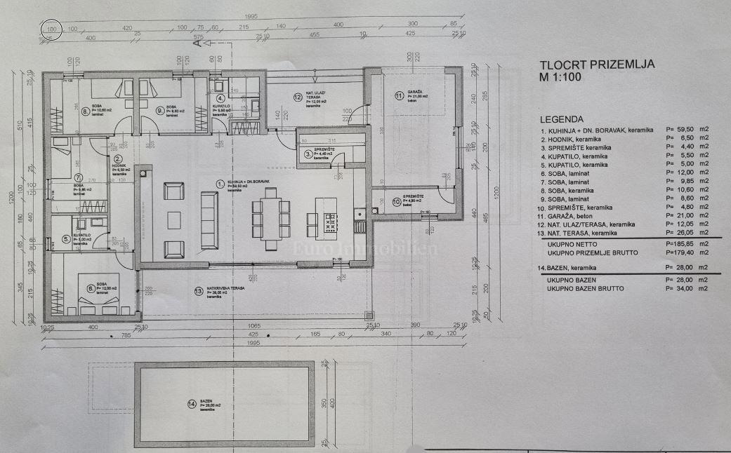 Casa moderna in costruzione, dintorni di Albona