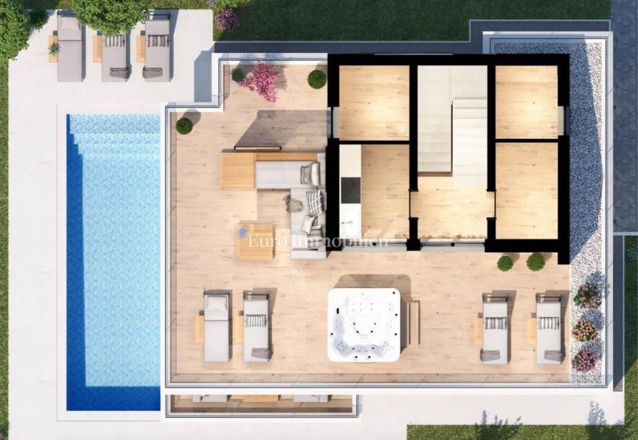 Parenzo, dintorni - casa con wellness e piscina