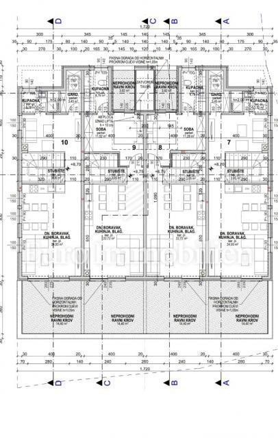 Appartamenti in nuova costruzione 270 m dal mare, Povljana - Pag