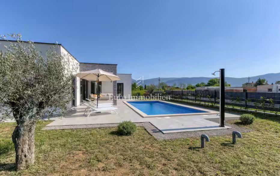 Nuova casa moderna con piscina - dintorni di Labin