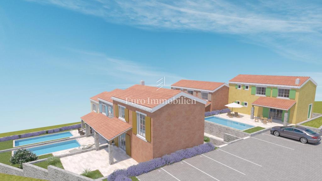 Casa di nuova costruzione a Crikvenica con piscina