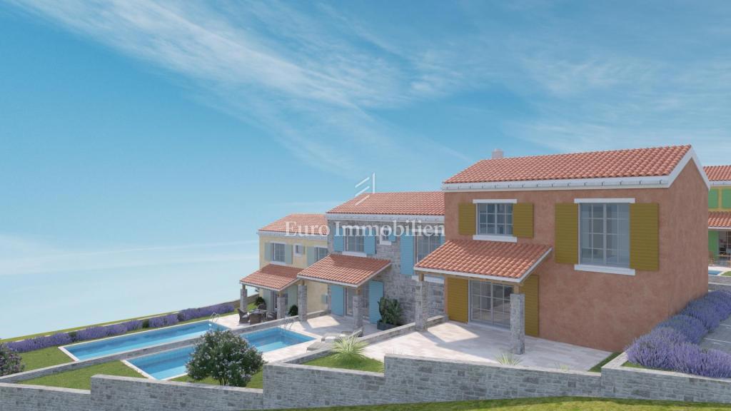 Casa di nuova costruzione a Crikvenica con piscina