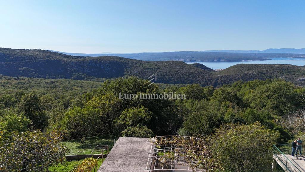 Casa con vista sul mare nell'entroterra di Crikvenica