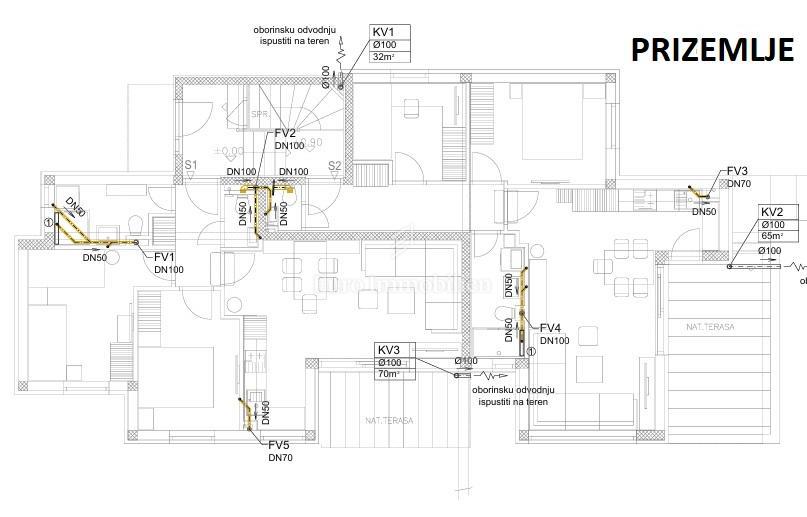 Appartamento al piano terra di un nuovo edificio con piscina - Novalja