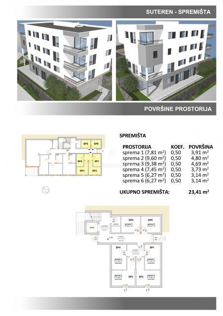 Makarska - nuova villa urbana sopra il centro