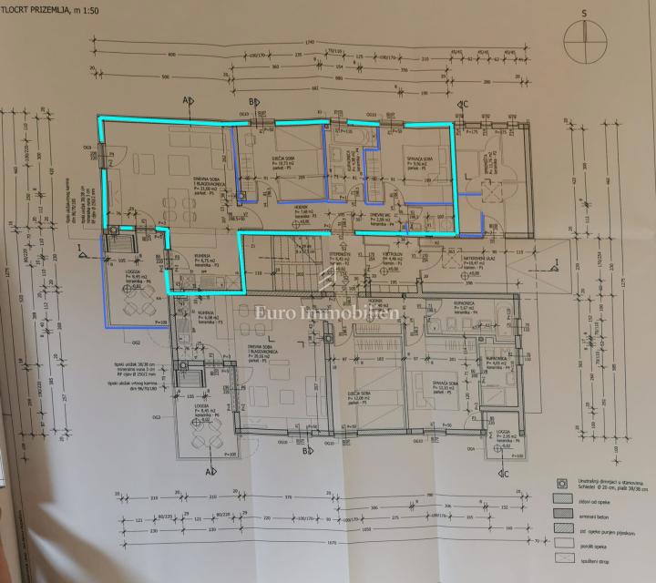 Cittanova - appartamento piano terra con piscina
