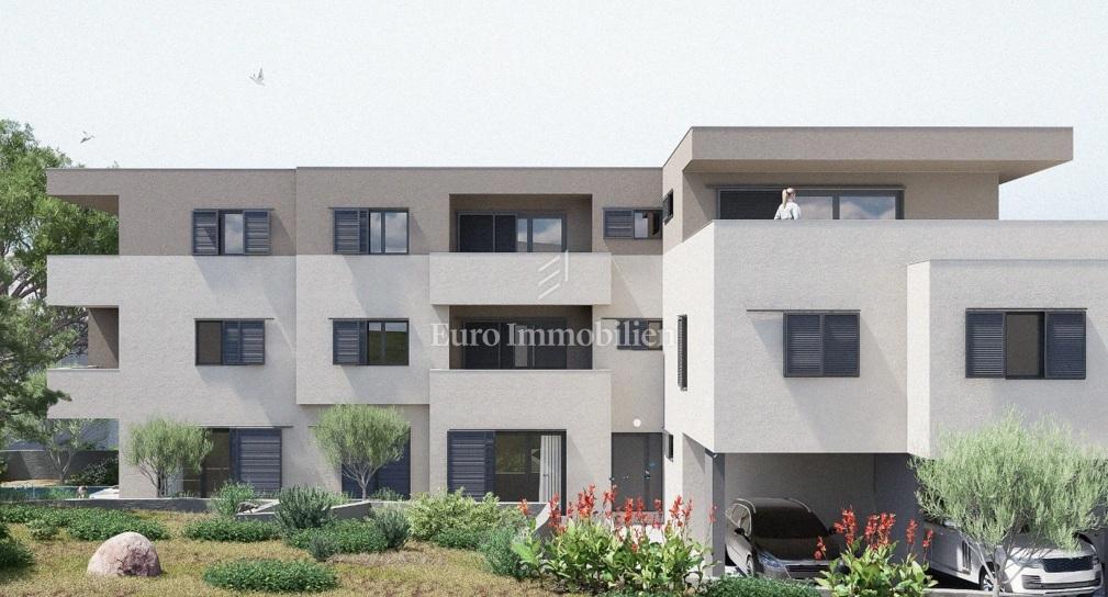Jezera - appartamento in un nuovo edificio, vicino al mare