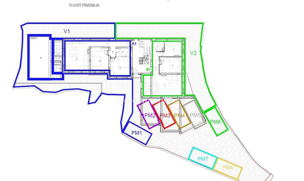 Jezera - appartamento in un nuovo edificio, vicino al mare
