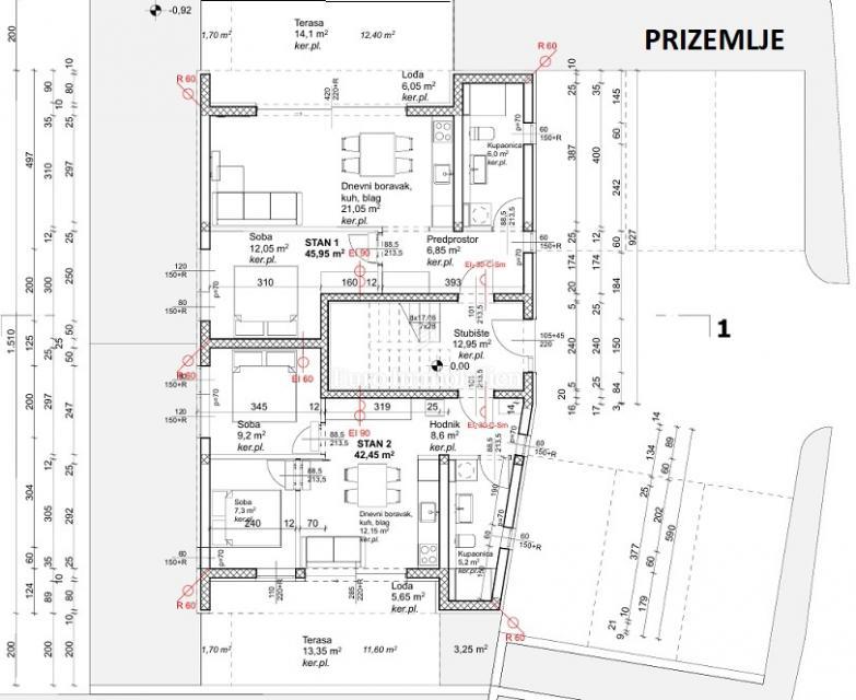 Novaglia – Appartamento con terrazza in nuova costruzione