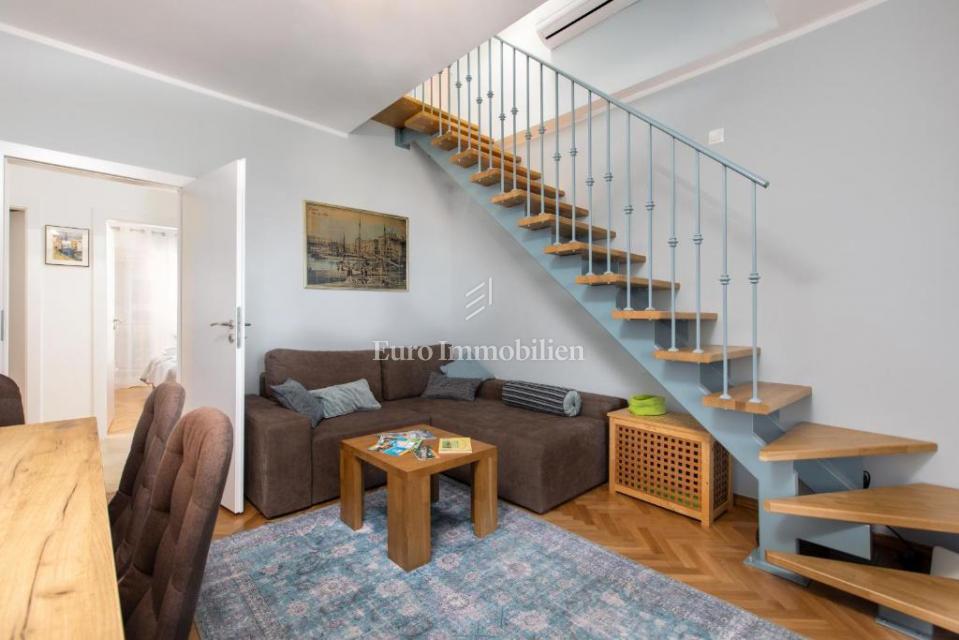 Malinska, Appartamento con Vista Aperta sul Mare