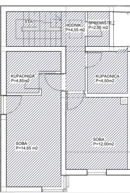 Ampio appartamento bilocale con vista mare
