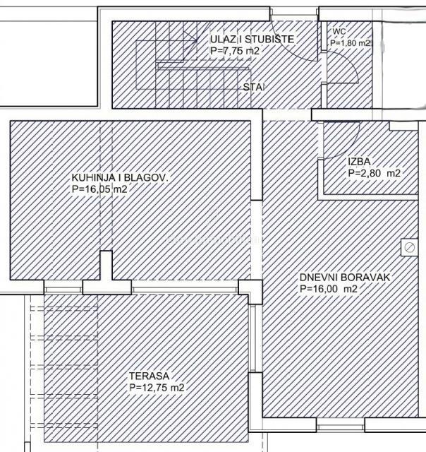 Ampio appartamento bilocale con vista mare