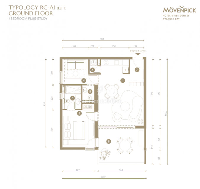 Appartamento in posizione tranquilla, seconda fila al mare - Novi Vinodolski