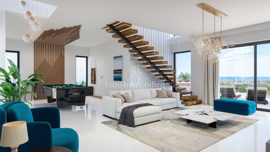 Villa di lusso con piscina a sfioro e vista mare