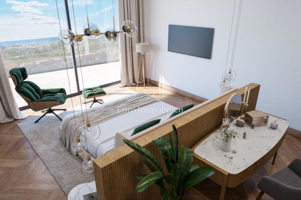 Villa di lusso con piscina a sfioro e vista mare