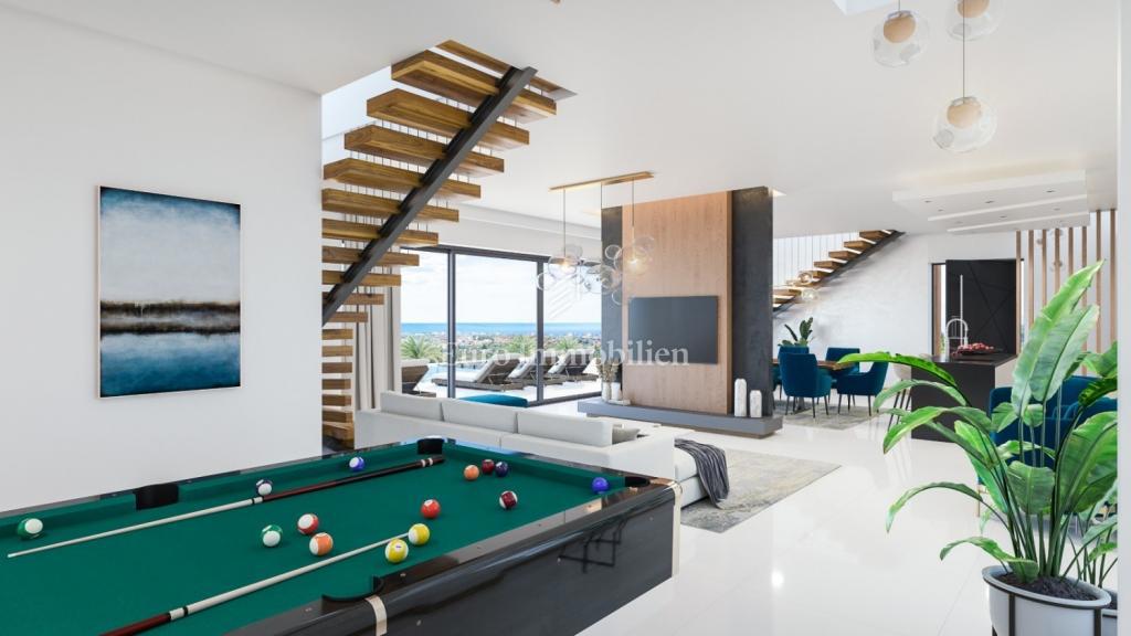 Villa di lusso con piscina a sfioro e vista mare