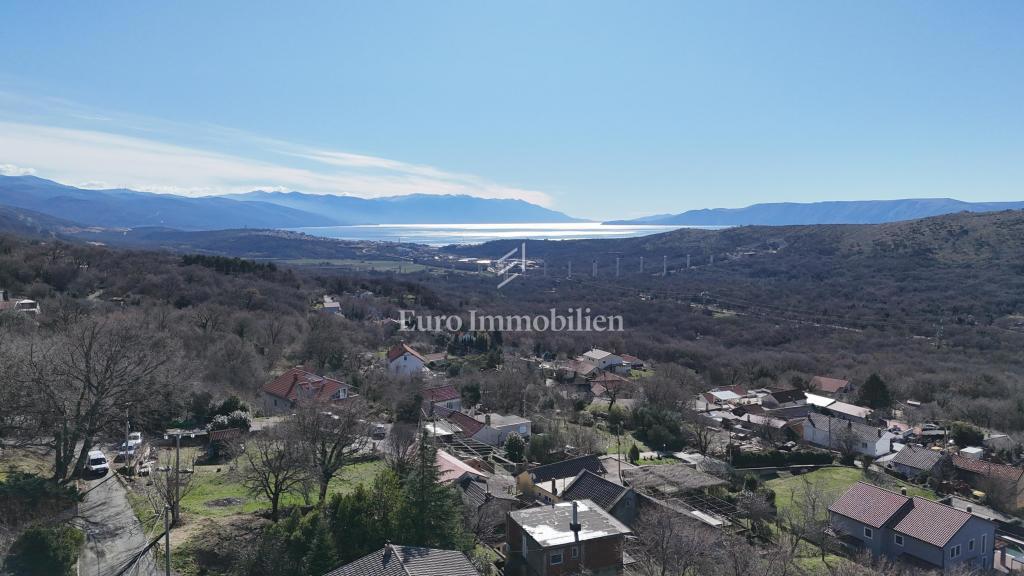 Terreno edificabile con permesso e fondamenta – Bribir, vista mare