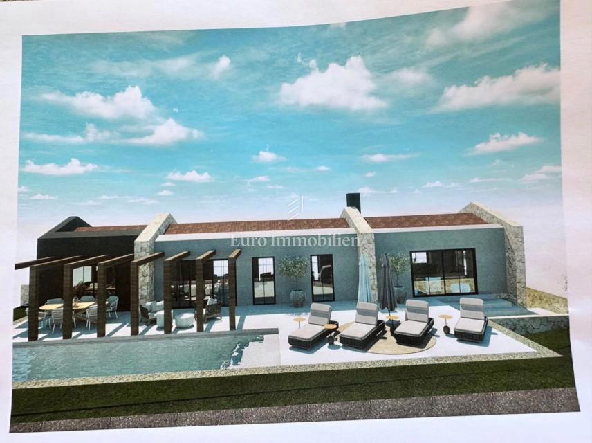 Casa con ampio cortile, Cerovlje, Istria